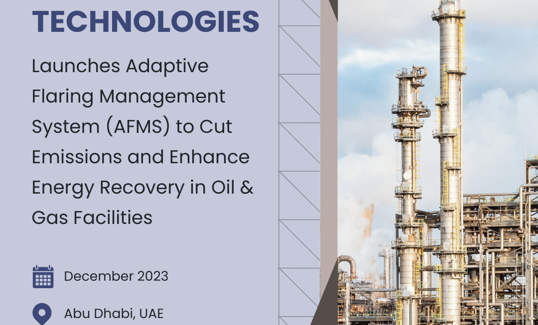 Launches Adaptive Flaring Management System